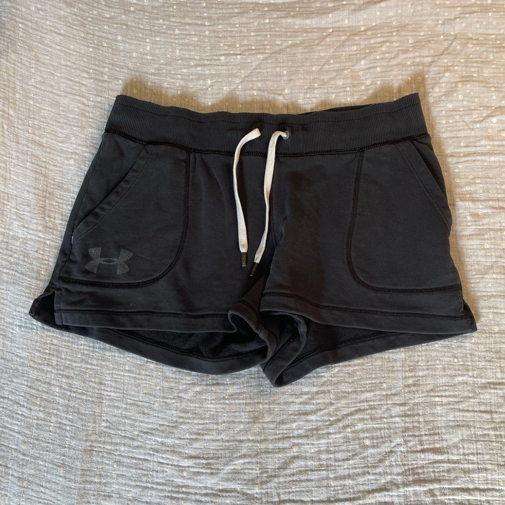 💲 Women’s Under Armour Black Cotton Lounge Shorts